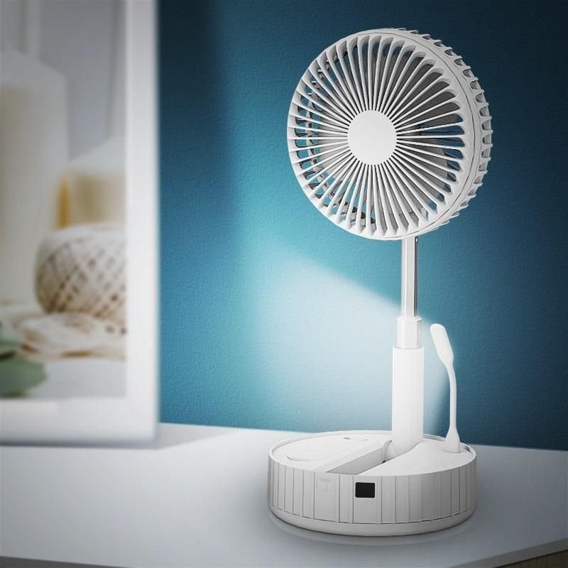 Table Fan High Speed – 2100 RPM Powerful rechargeable fan With 3 Speed Airflow | Noiseless portable fan for home,office,Kitchen| 1800 mAh charging battery fan for Desk
